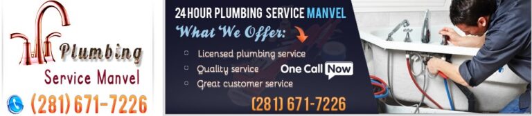 Plumbing Service Manvel 768x168