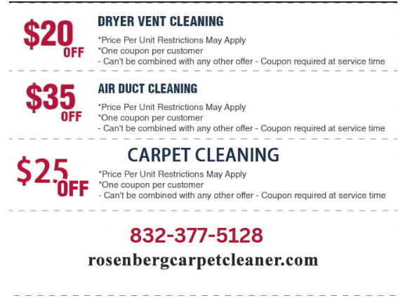 Rosenberg Carpet Cleaner copoun كبير