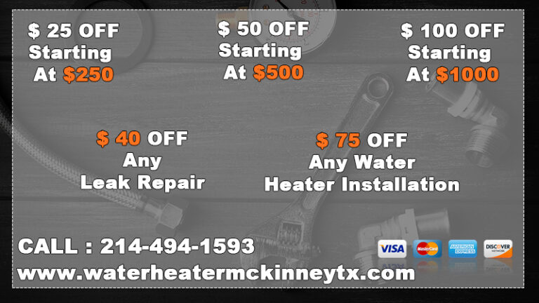 printable Water Heater Mckinney TX coupon 768x432