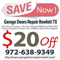 Garage Doors Repair Rowlett COUPON