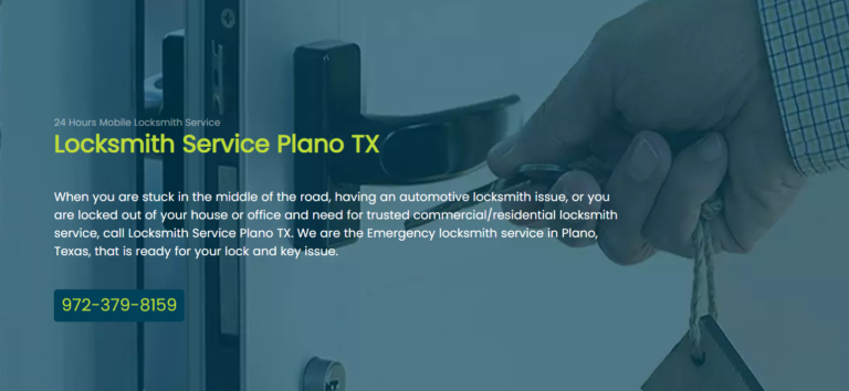 Locksmith Service Plano 768x354