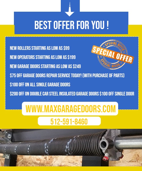 Max Garage Door Repair Georgetown TX inner coupon