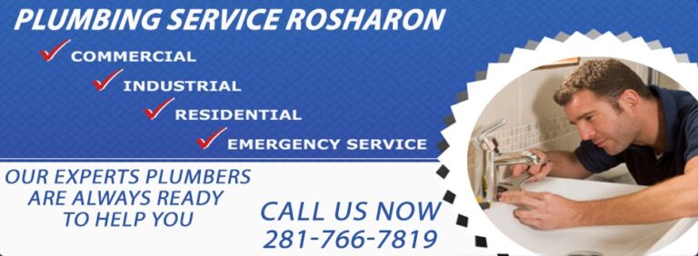 Plumbing Service Rosharon 768x282