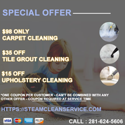 Steam Clean Service Coupon