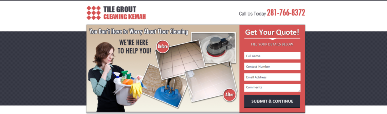 Tile Grout Cleaning Kemah TX header  768x227
