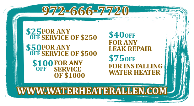 Water Heater Allen TX coupon