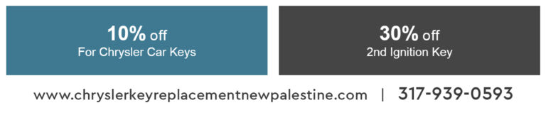 coupon Chrysler key replacement 317 939 0593 768x176