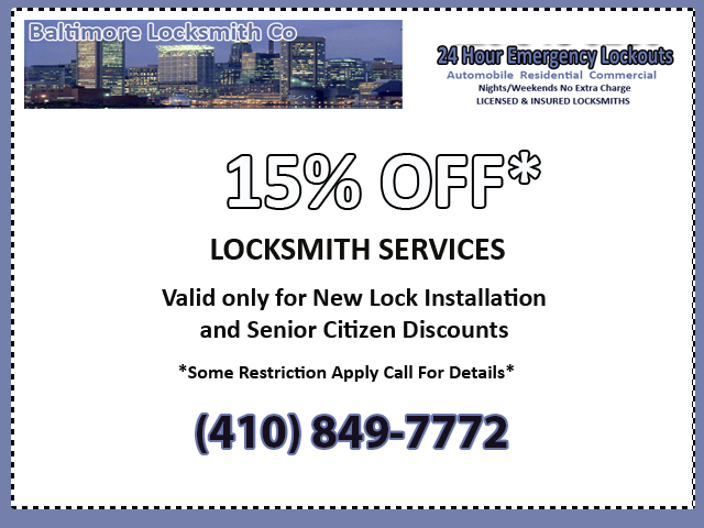 locksmith coupon baltimore