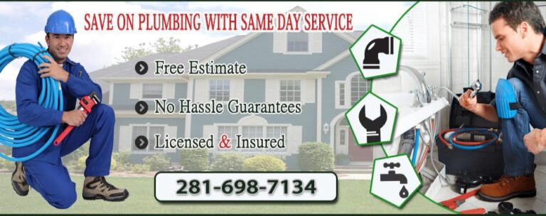 Plumber Galena Park TX cover 768x304