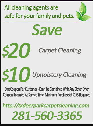 TX Deer Park Carpet Cleaning copoun
