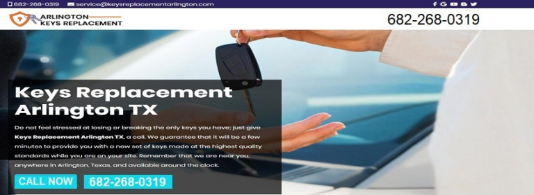 key replacement Arlington 768x281