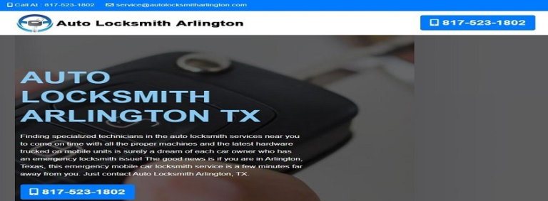 Auto locksmith Arlington TX 768x283