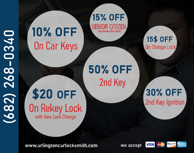 Car locksmith Arlington coupon