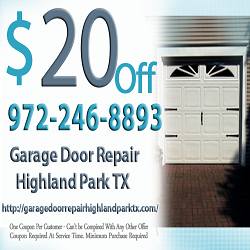 Garage Door Repair Highland Park TX COUPON