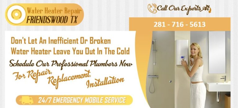 Water Heater Repair Friendswood TX 1 768x349