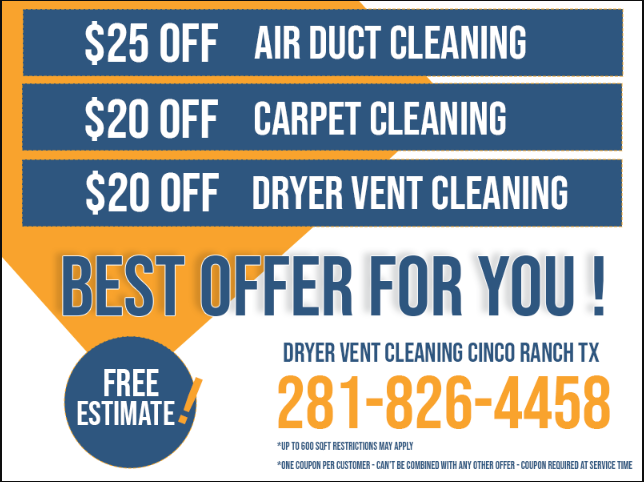 dryer vent cleaning cinco ranch