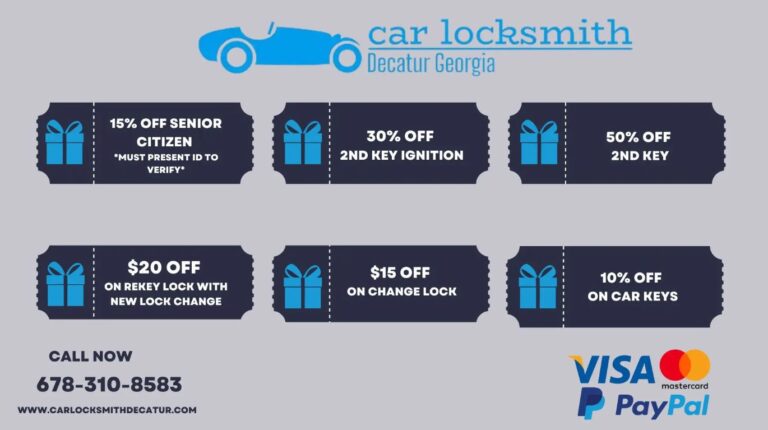 Car Locksmith Decatur Offers 1 768x430
