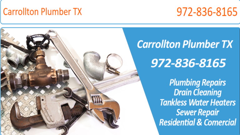 Carrollton Plumber TX 768x432