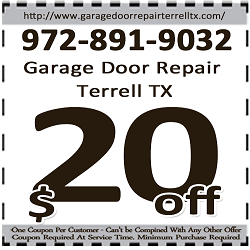 Garage Door Repair Terrell TX coupon