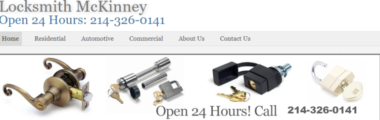 Locksmith Mckinney TX cover 768x244