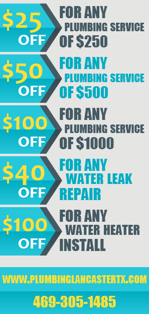 Plumbing Lancaster TX coupons