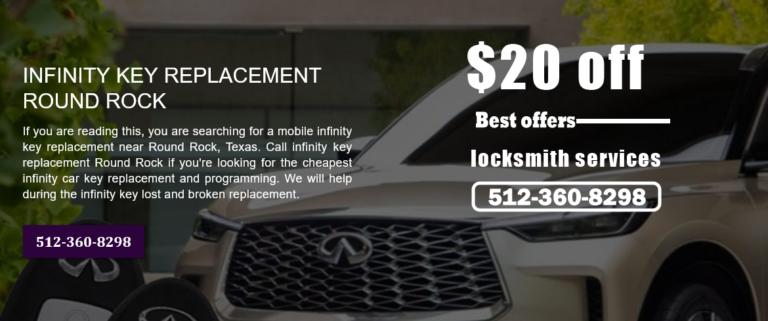 Screenshot 2025 01 09 at 03 38 03 infinity key replacement Ignition Keys Round Rock TX 78664 768x321
