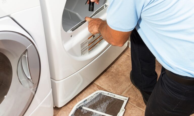 unclog dryer 768x463