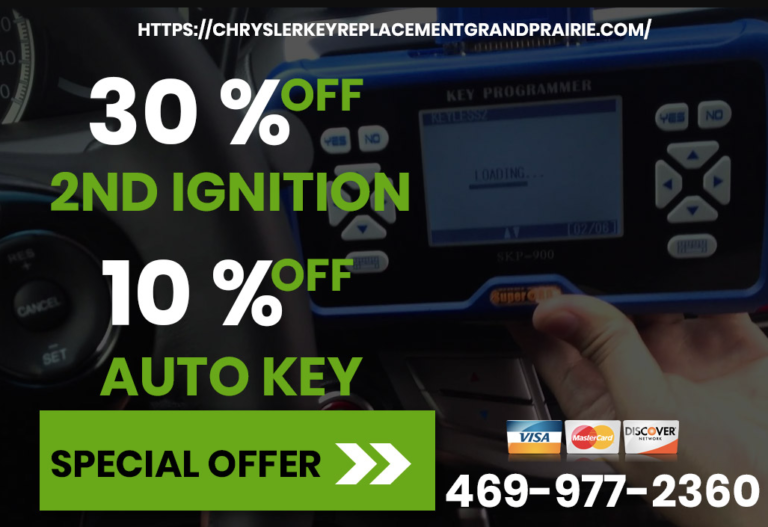 Chryslr Key Replacement Grand Prairie coupon 768x527