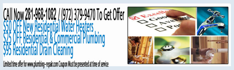 Coupon 2 1Plumbing Repair Dallas 768x230