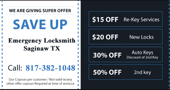 Emergency Locksmith Saginaw coupon