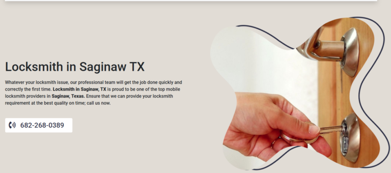 Locksmith in Saginaw cover 768x340