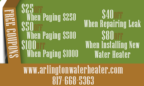 coupon2 Arlington TX Water Heater