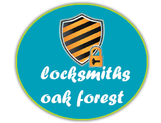 locksmith oak forest logo