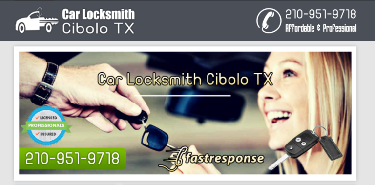 Car Locksmith Cibolo TX cover 768x379