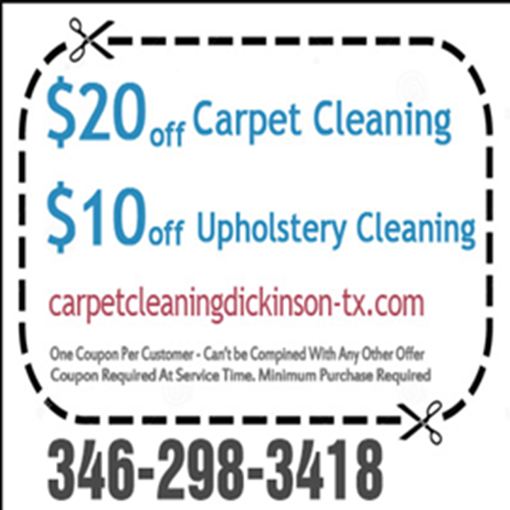 Carpet Cleaning Dickinson TX copoun
