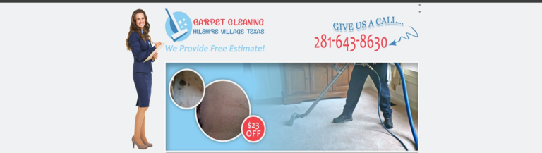 Carpet Cleaning Hilshire Village TX header 768x217