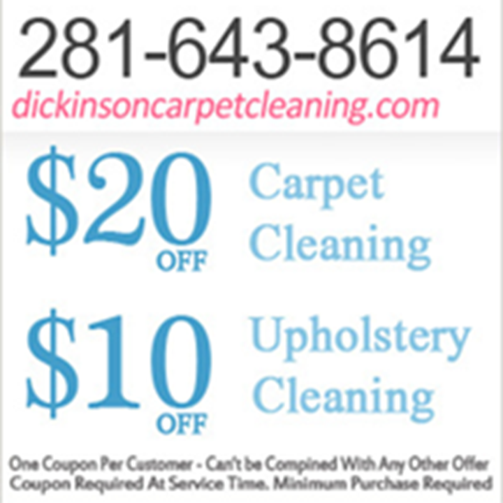 Dickinson Carpet Cleaning copoun