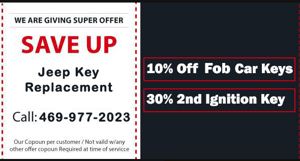 Jeep Key Replacement Garland coupon