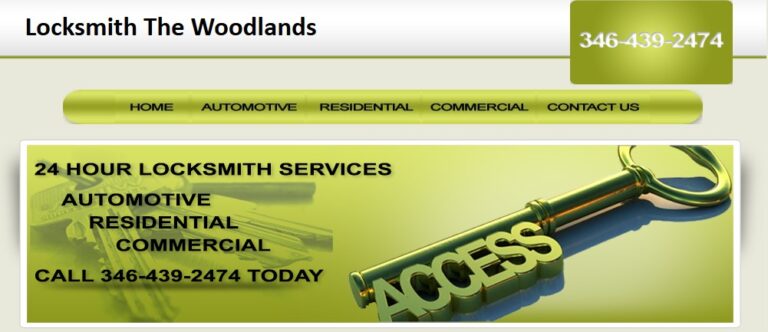 Locksmith TX TheWoodlandscover 768x332