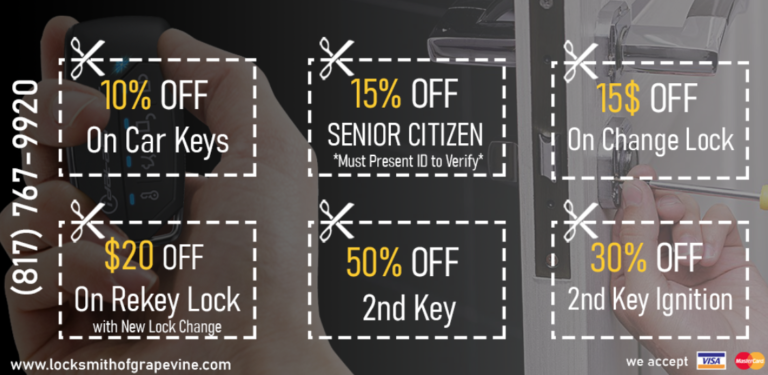 Locksmith of Grapevine coupon 1 768x375