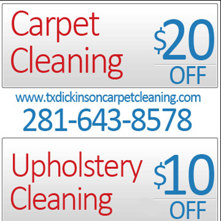 TX Dickinson Carpet Cleaning copoun