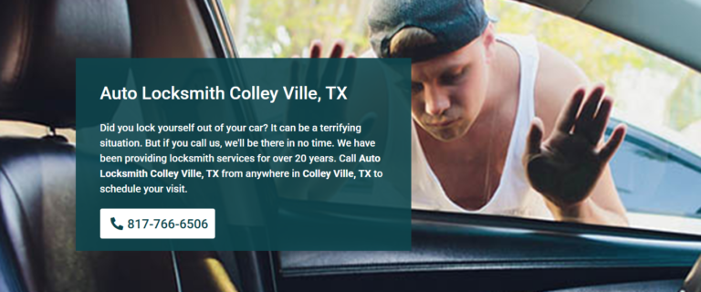 Auto Locksmith Colleyville cover 768x320