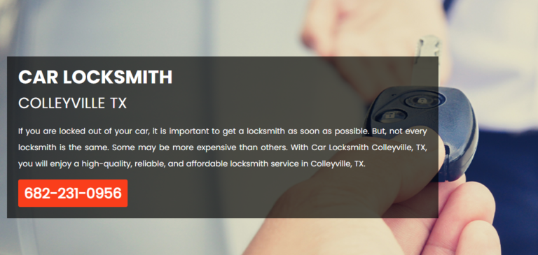 Car Locksmith Colleyville cover 768x365