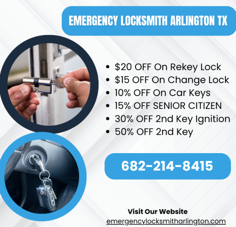 Emergency Locksmith Arlington offers 768x741