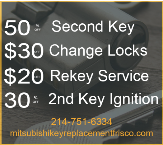 Mitsubishi Key Replacement Frisco coupon