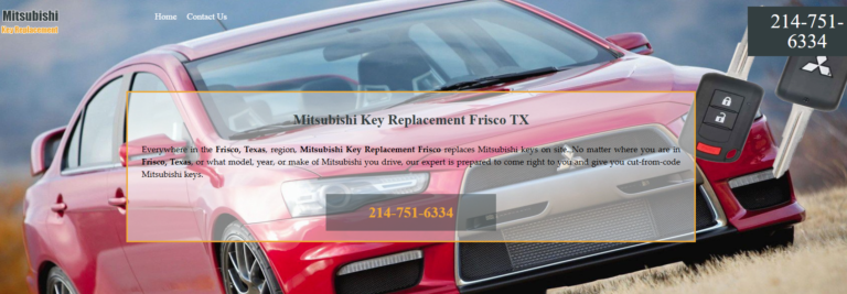Mitsubishi Key Replacement Frisco cover 768x267