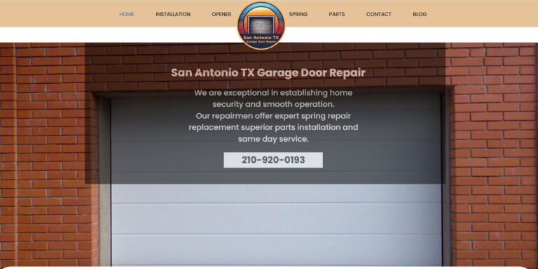 San Antonio TX Garage Door1 768x385