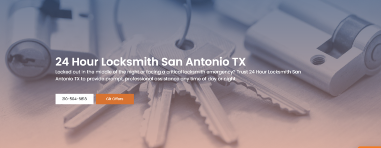 24 Hour Locksmith San Antonio TX 768x298