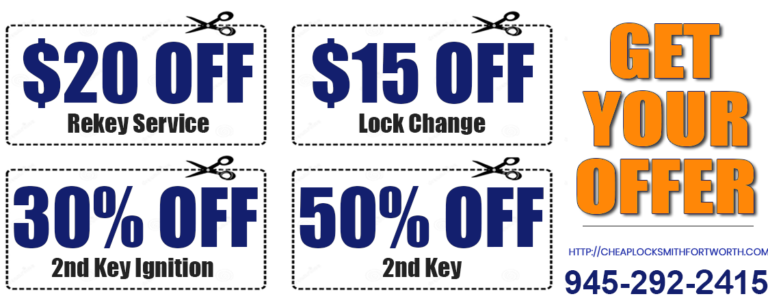 Cheap Locksmith Fort Worth coupon 768x303