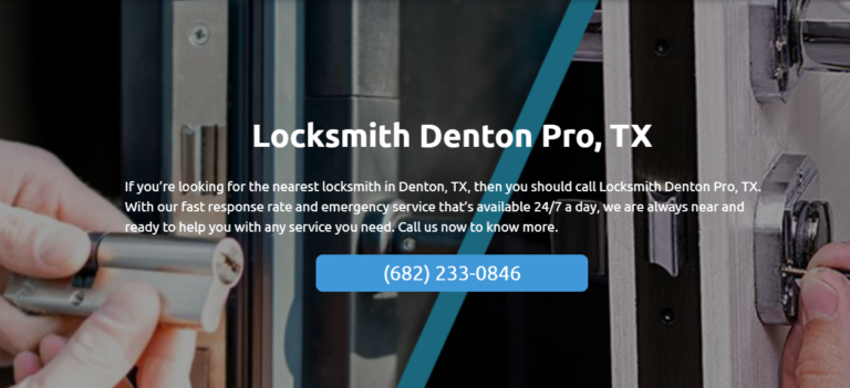 Locksmith Denton Pro cover 768x351